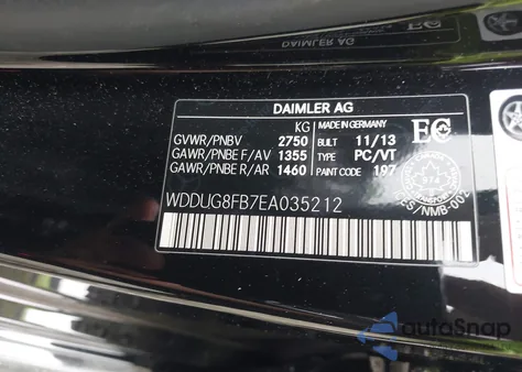 2014 Mercedes-Benz S 550 4Matic from USA, damaged, VIN WDDUG8FB7EA035212